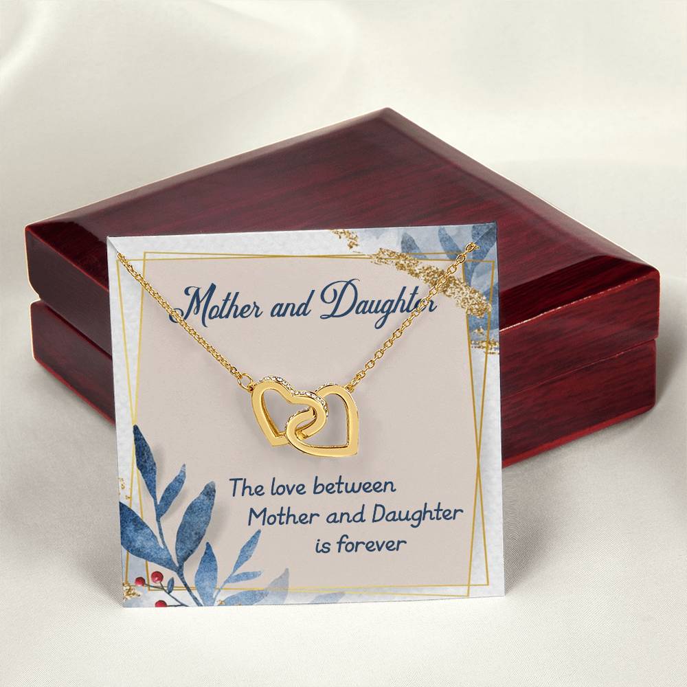 Mother Daughter Necklace Mother Daughter Jewelry Mother Necklace Gifts Mom Daughter Necklace Necklace Gifts For Mom From Daughter Interlocking Hearts Necklace