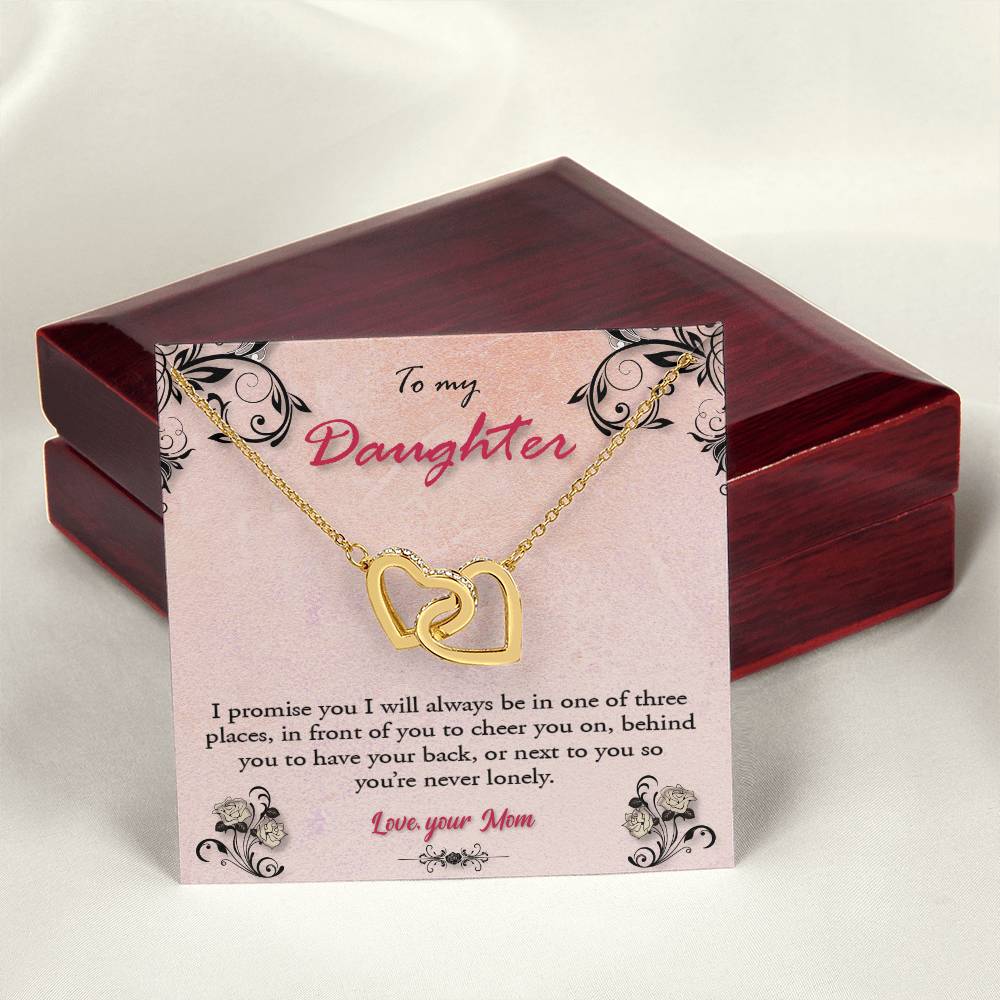 Interlocking Hearts Necklace - Promise