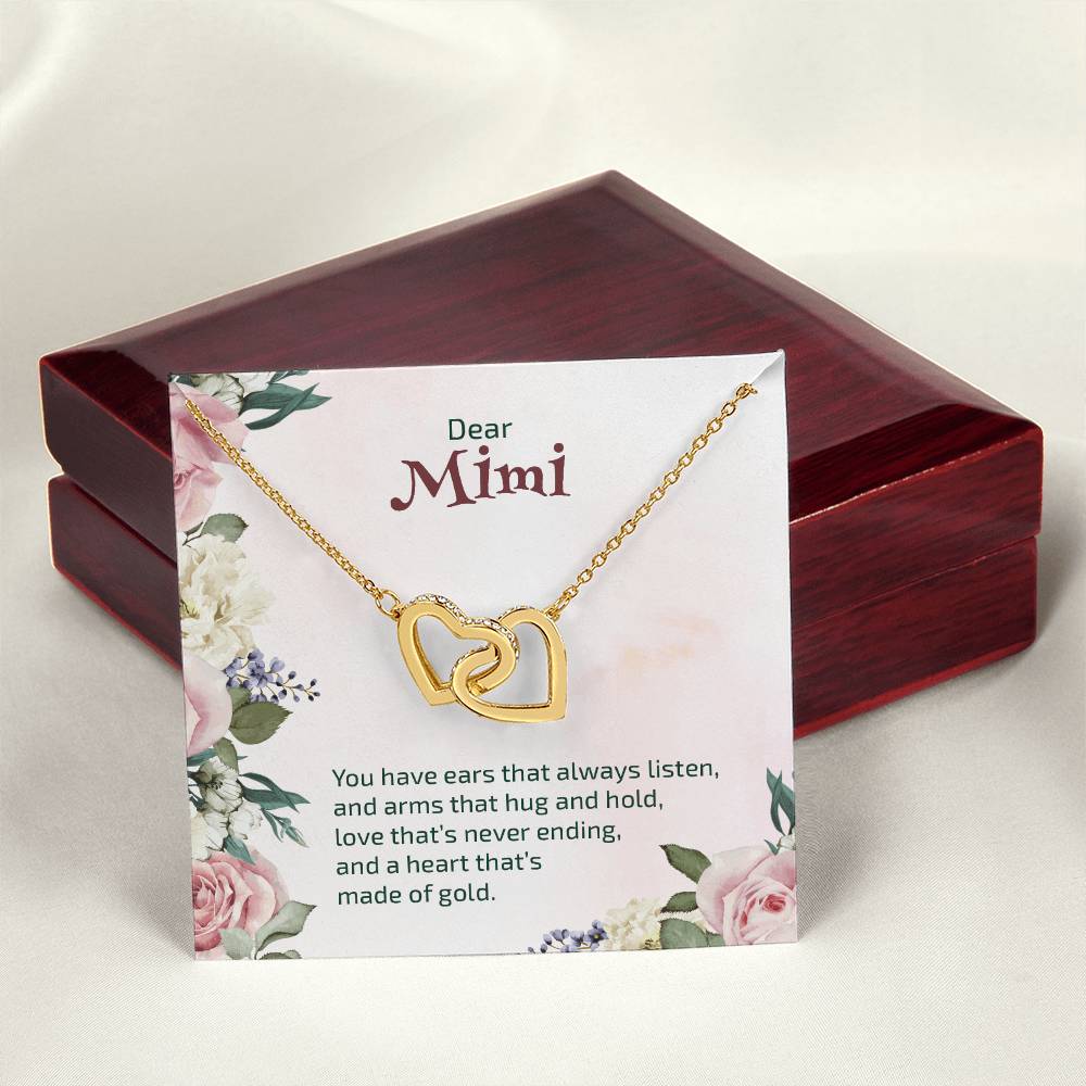 Interlocking Hearts Necklace For Mimi