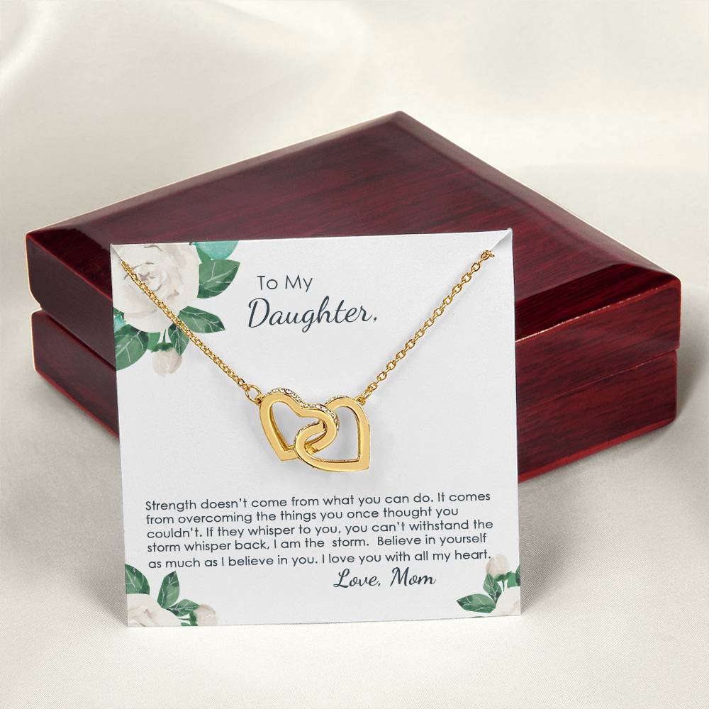You Are The Storm - Interlocking Hearts Necklace