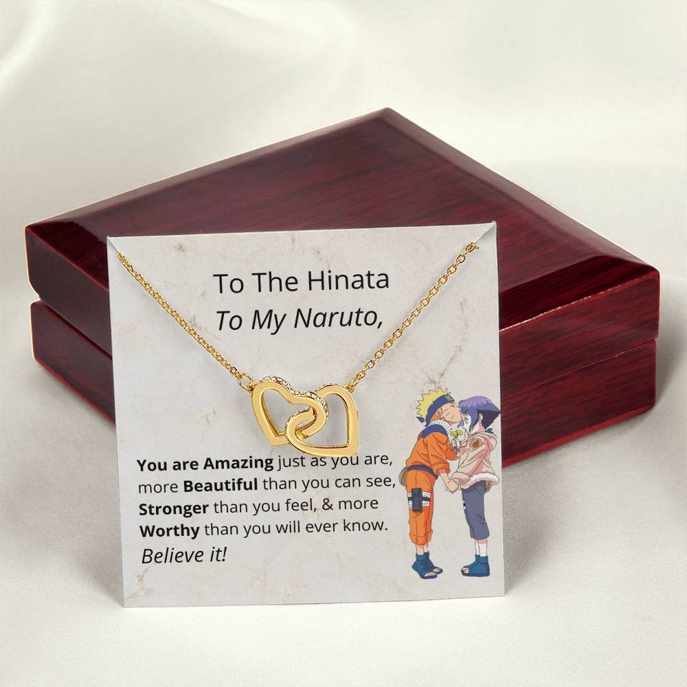 You'Re Amazing Believe It! - Necklace Interlocking Hearts Necklace