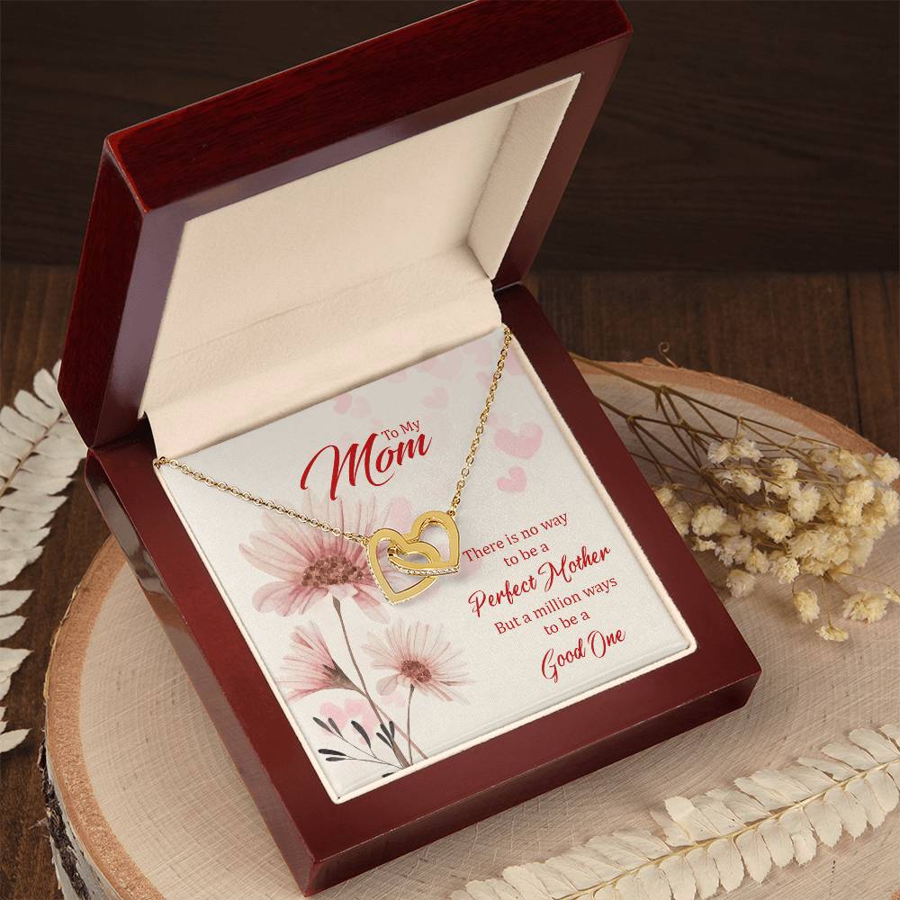 Gift For Mom - Perfect Mother - The Interlocking Heart Necklace Interlocking Hearts Necklace
