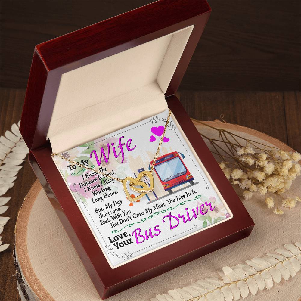 Bus Driver'S Wife - Interlocking Heart Necklace Interlocking Hearts Necklace