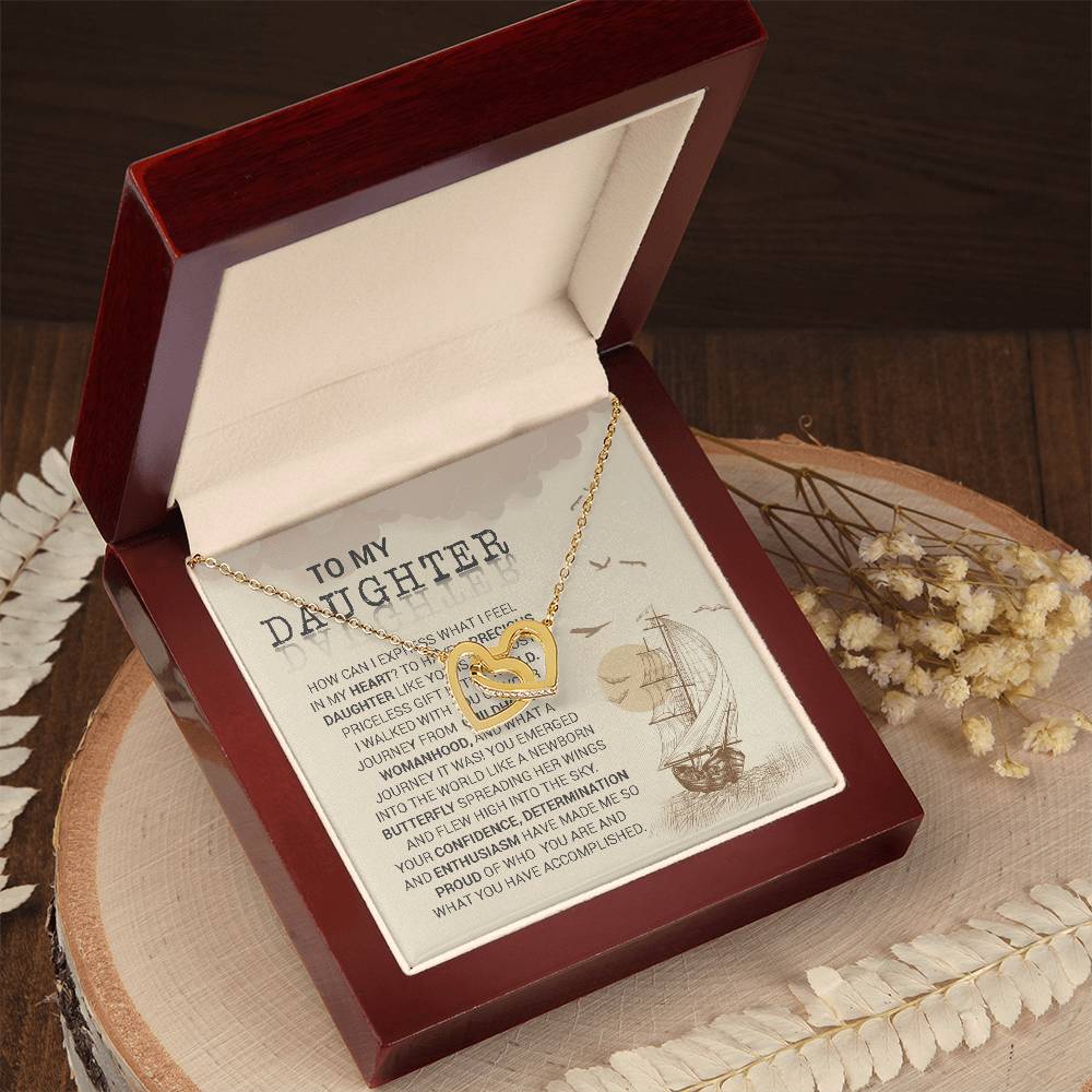 Butterfly - Interlocking Hearts Interlocking Hearts Necklace