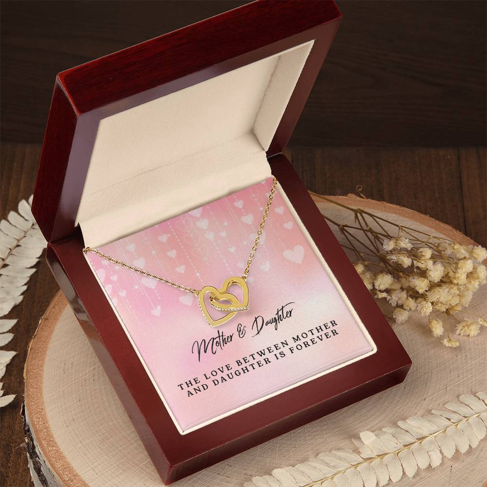 Mother & Daughter - Interlocking Heart Necklace Interlocking Hearts Necklace
