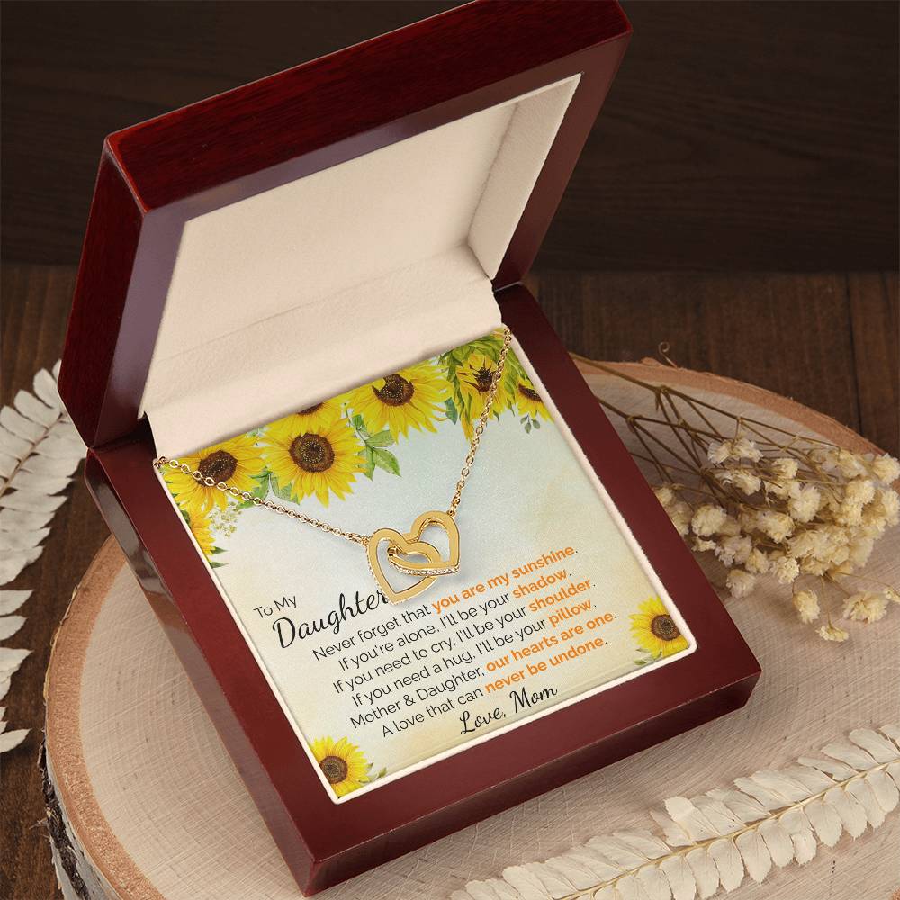 You Are My Sunshine Interlocking Hearts Interlocking Hearts Necklace