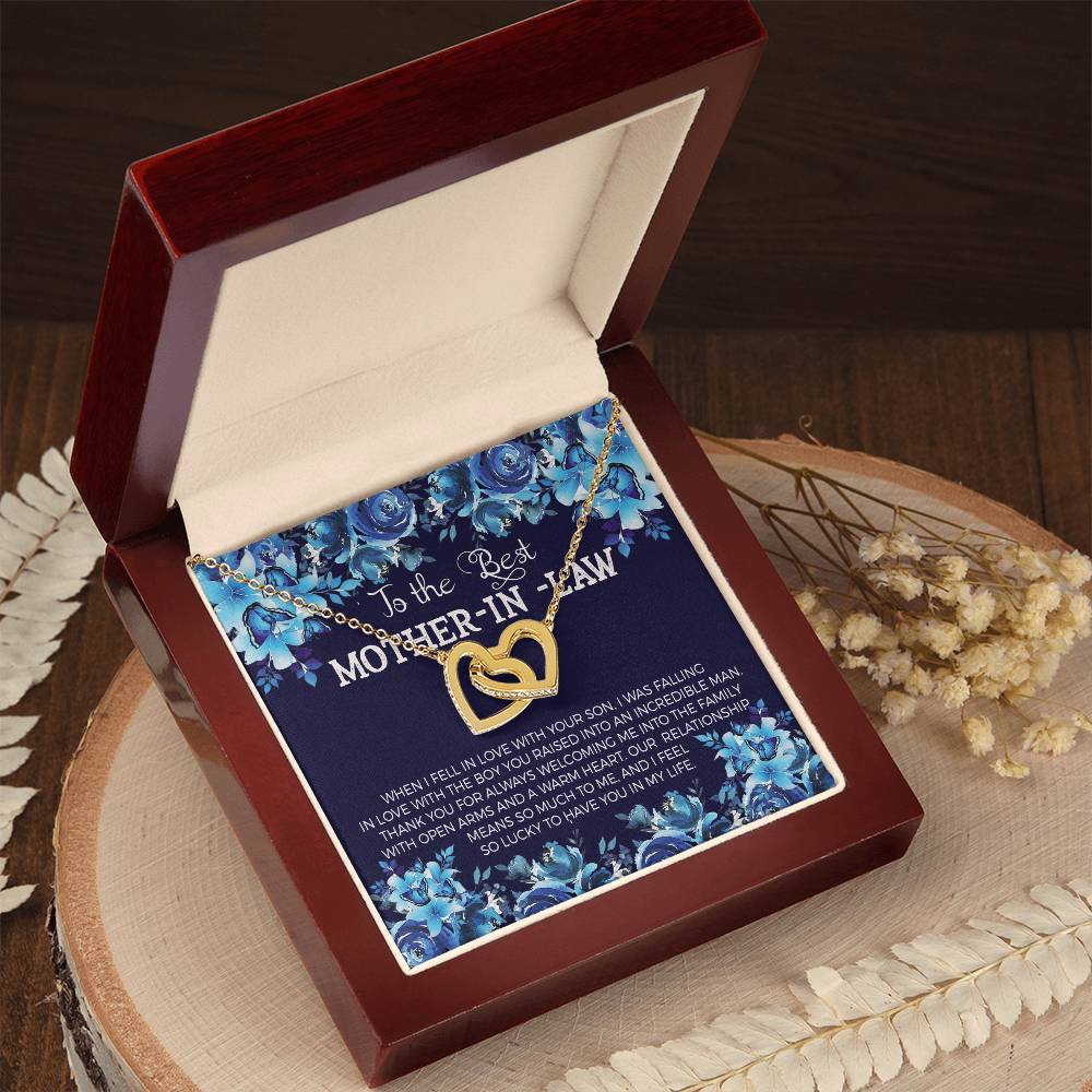 Mothers Day Gift From Daughter Son - Mother Necklace Gifts For Mom Mom Necklace Interlocking Hearts Interlocking Hearts Necklace