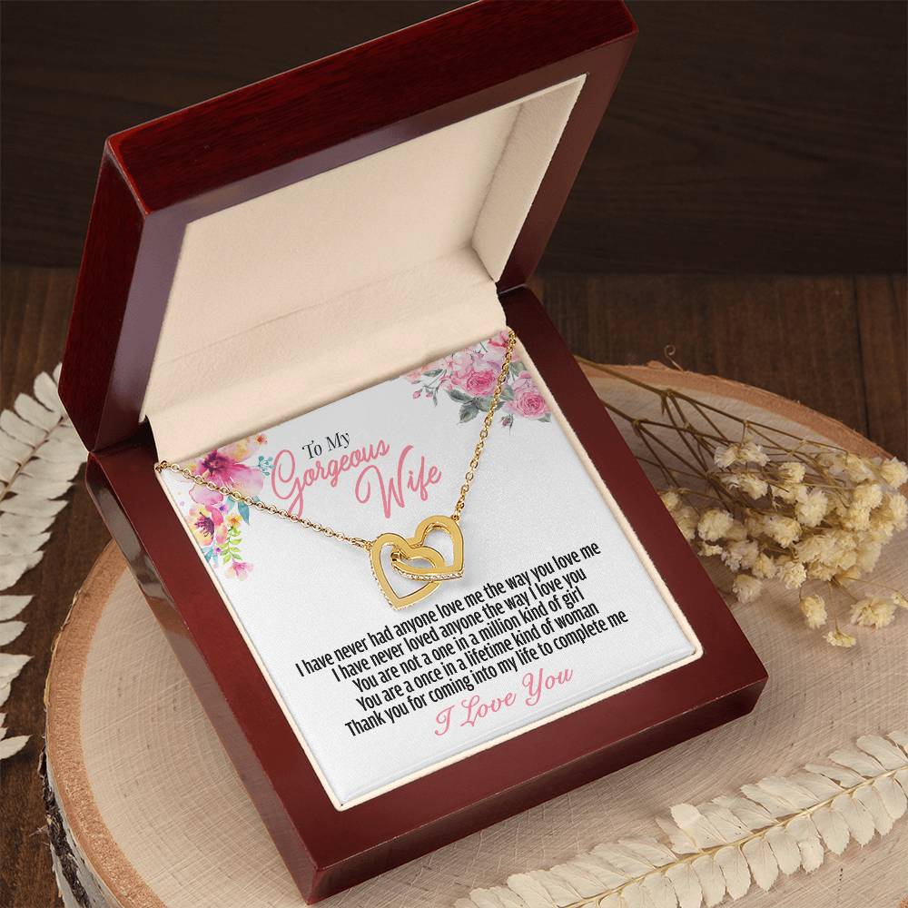 Once In A Lifetime Interlocking Hearts Necklace