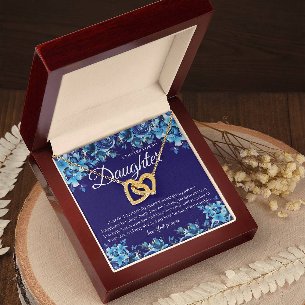 A Prayer For My Daughter - Interlocking Heart Necklace Interlocking Hearts Necklace