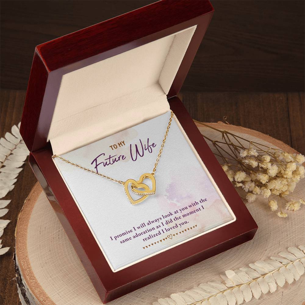 Future Wife Interlocking Hearts Necklace