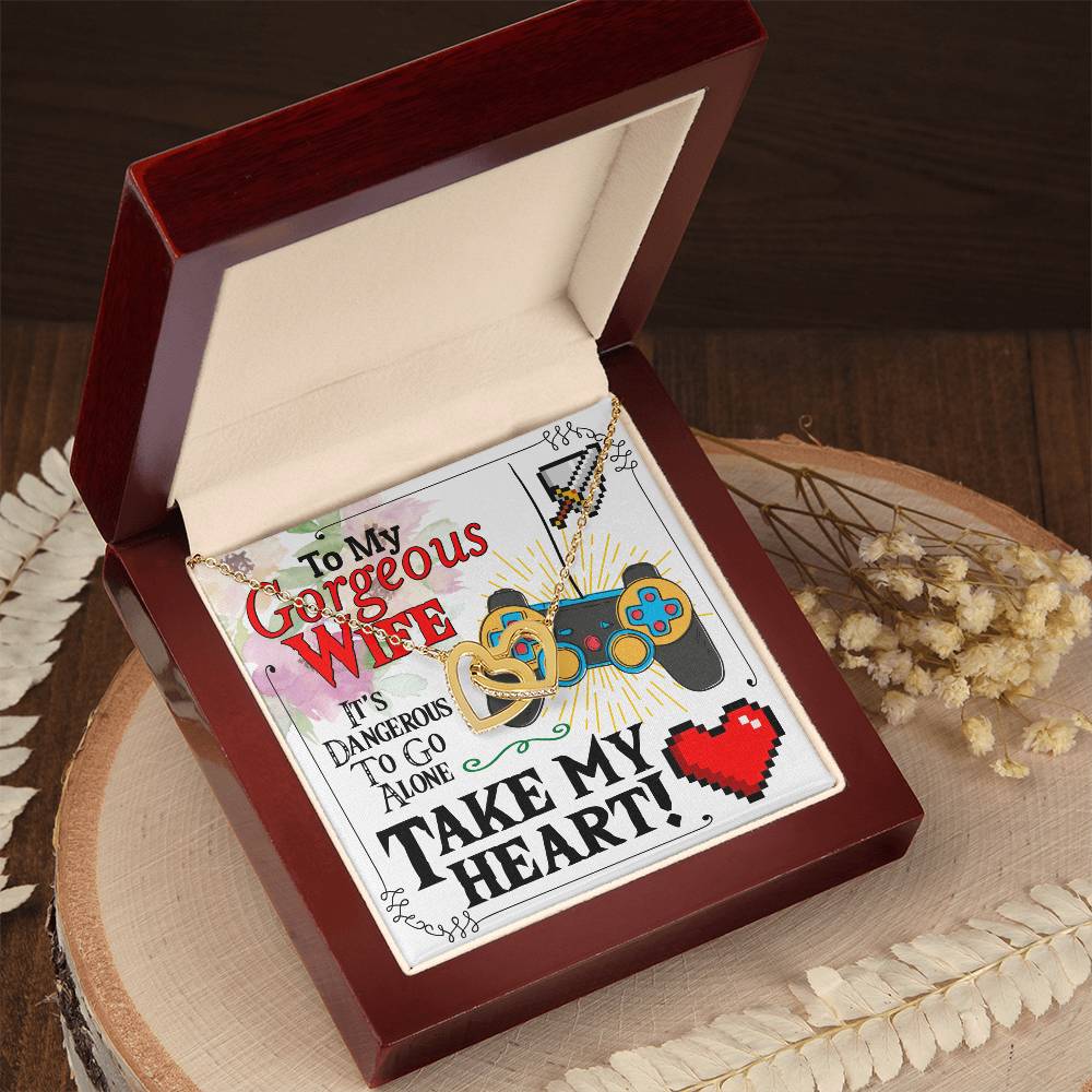 Gamer'S Wife - Interlocking Heart Necklace Interlocking Hearts Necklace