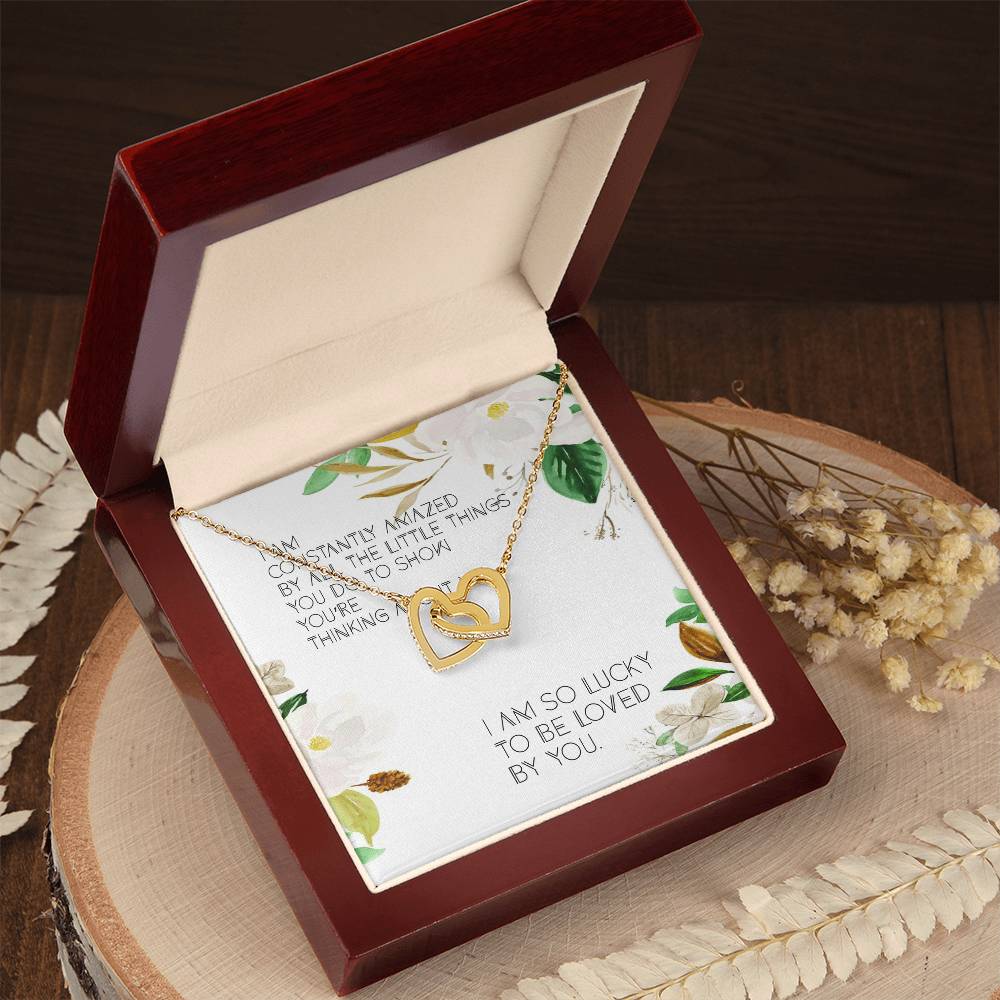 Anniversary Gift For Wife Gifts For Wedding Anniversary Interlocking Hearts Necklace