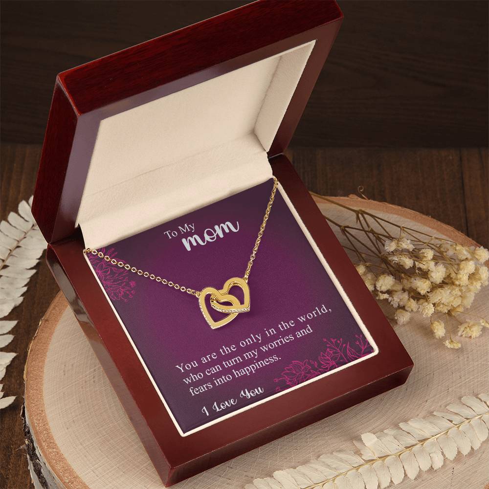 Collection Mom - The Impact You Have On Me - Necklace Interlocking Hearts Necklace