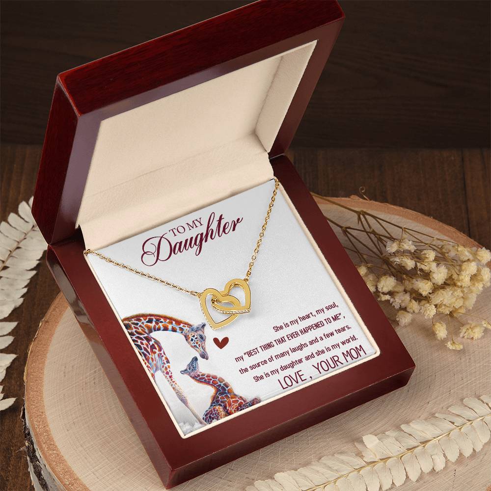 TOC058~1 Interlocking Hearts Necklace