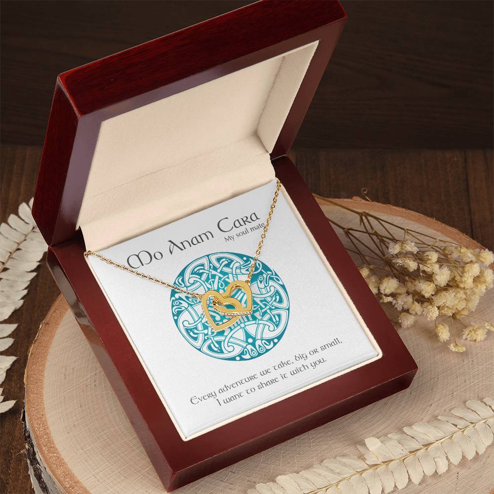 Mo Anam Cara - Interlocking Hearts Interlocking Hearts Necklace