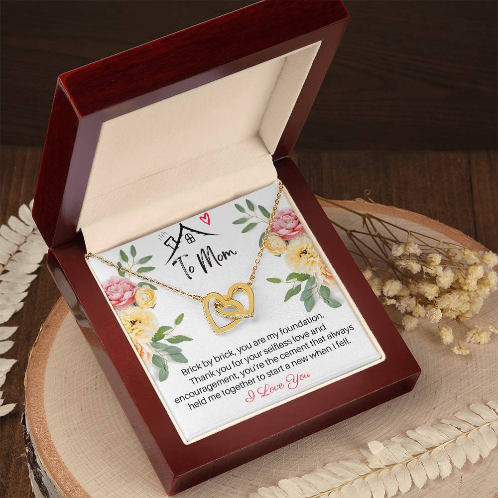 Perfect Necklace For Mom On Any Occasion Interlocking Hearts Necklace