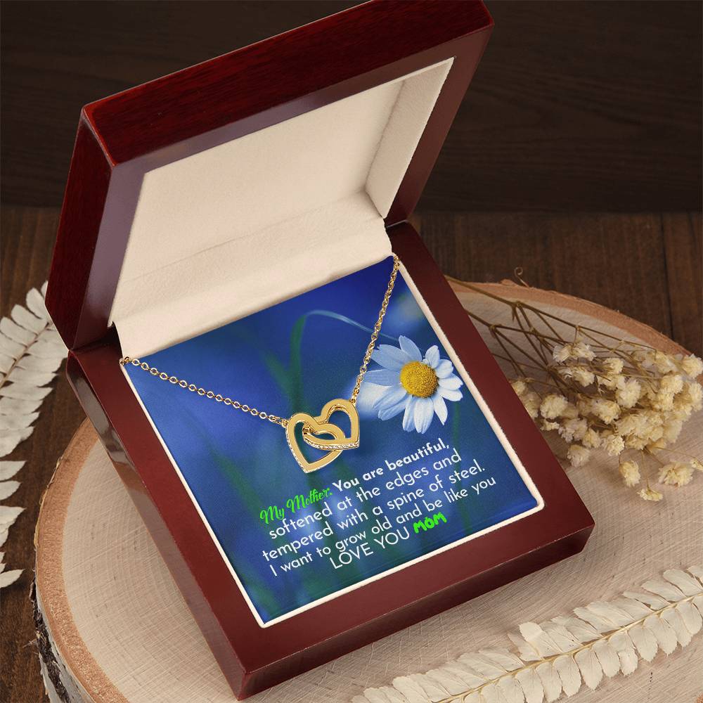 Mothers Day Gift From Daughter Son - Mother Necklace Gifts For Mom Mom Necklace Interlocking Hearts Interlocking Hearts Necklace