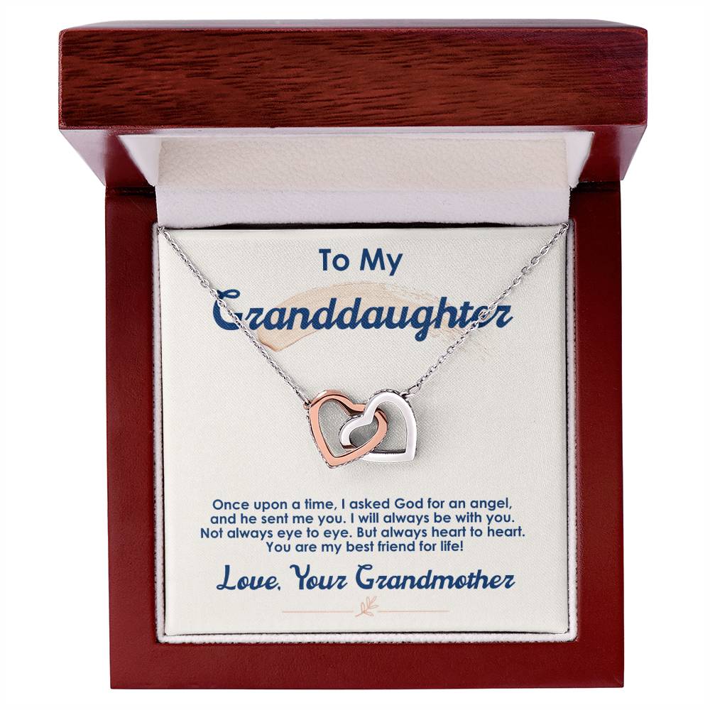 Collection Granddaughter - Always Heart To Heart - Necklace Interlocking Hearts Necklace