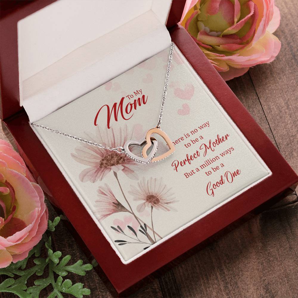 Gift For Mom - Perfect Mother - The Interlocking Heart Necklace Interlocking Hearts Necklace
