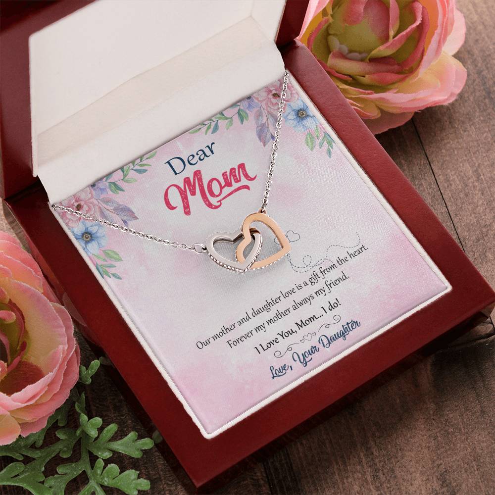 Mother'S Day Gift — Interlocking Hearts Necklace