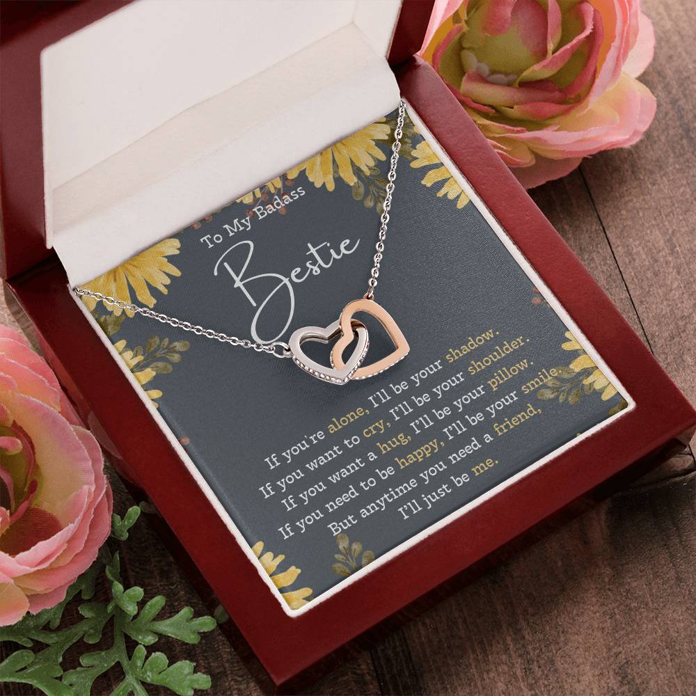 Best Friend Necklace Best Friend Gift Gift For Friend Friendship Interlocking Necklace Friend Forever Gifts Best Friend Birthday Gifts Interlocking Hearts Necklace