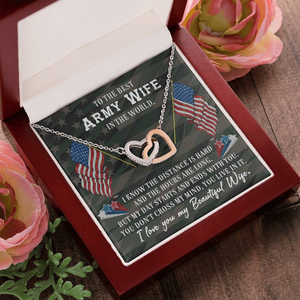 Interlocking Hearts Necklace Anniversary Gift For Wife Gift For Her From Husband Gift For Her Mothers Day Gift Valentines Day Gift Gifts For Wife Christmas Gift