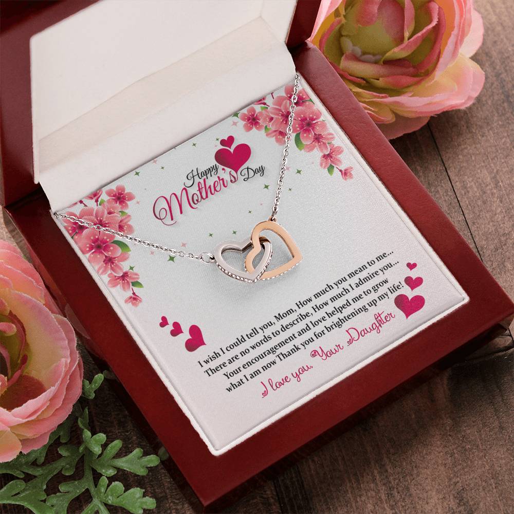 Interlocked Heart Neckless - Mother'S Day Interlocking Hearts Necklace