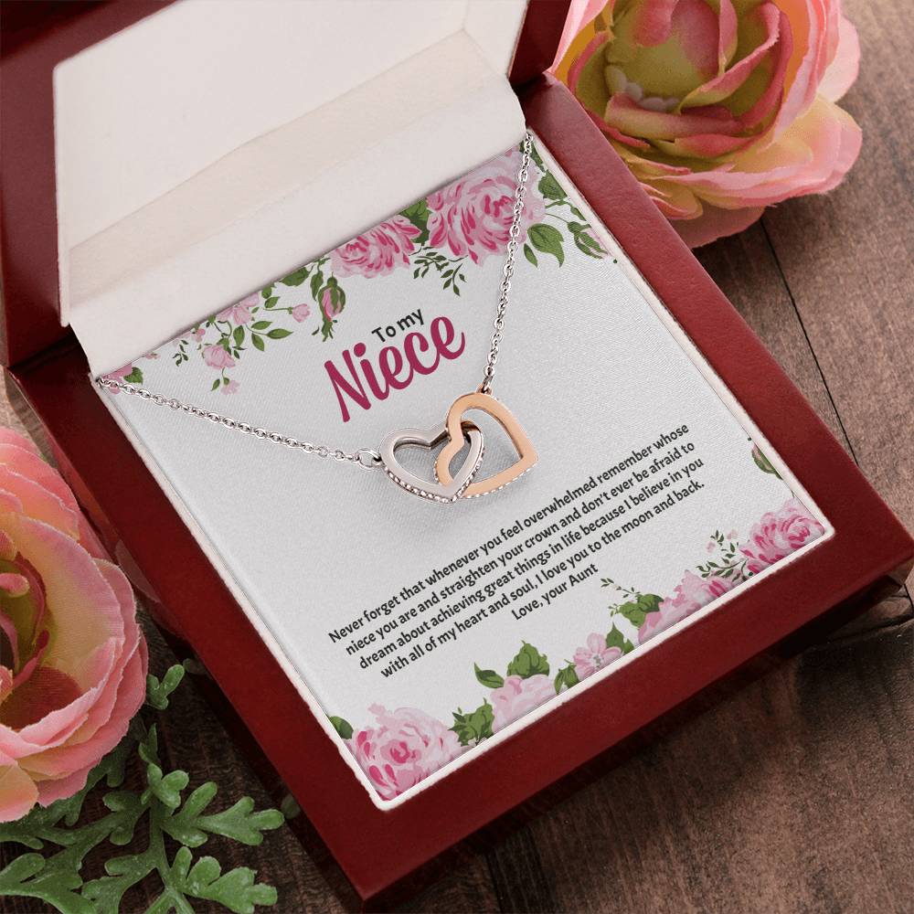 Interlocking Heart Necklace For Niece Interlocking Hearts Necklace
