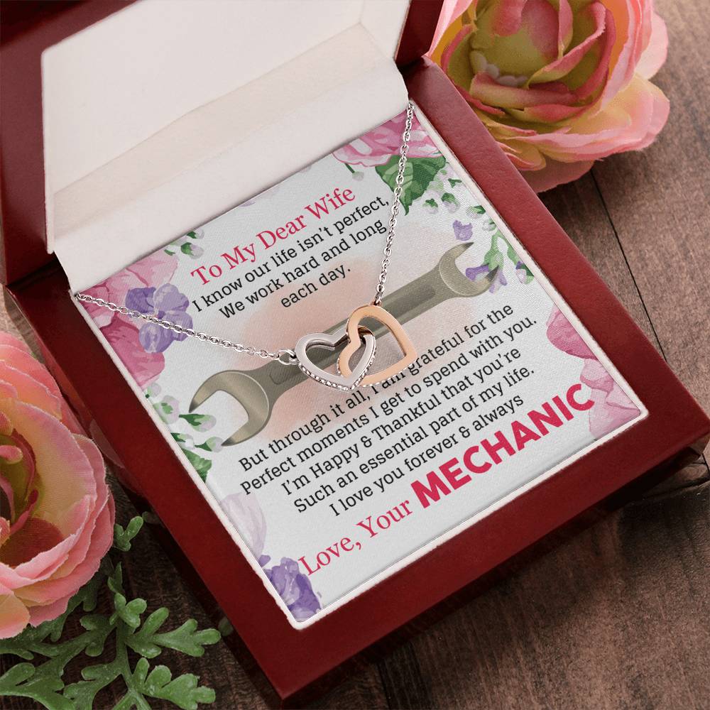 Mechanic'S Wife - Interlocking Heart Necklace Interlocking Hearts Necklace