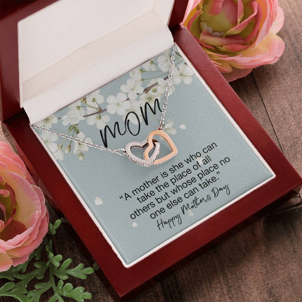 Gift For Mom From Daughter On Mother'S Day Gift For Mom On Mothers Day 2021 Gift Guide For Mom Gift Ideas For Mom Interlocking Hearts Necklace