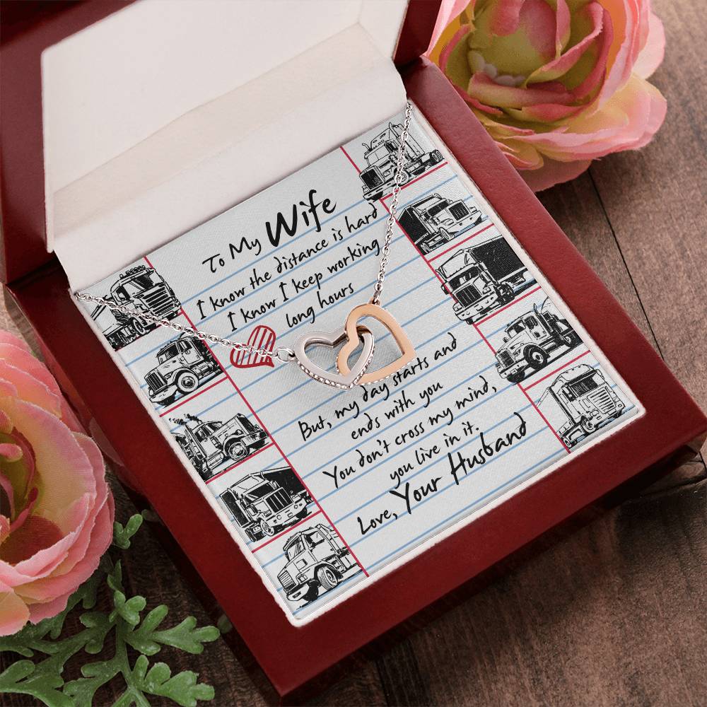 Trucker'S Wife - Interlocking Heart Necklace Interlocking Hearts Necklace