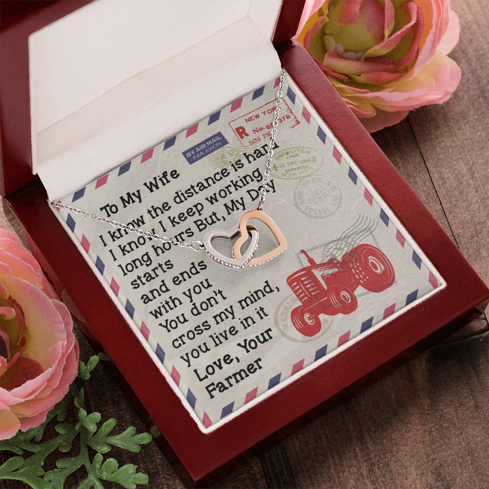 Farmer'S Wife - Interlocking Heart Necklace Interlocking Hearts Necklace