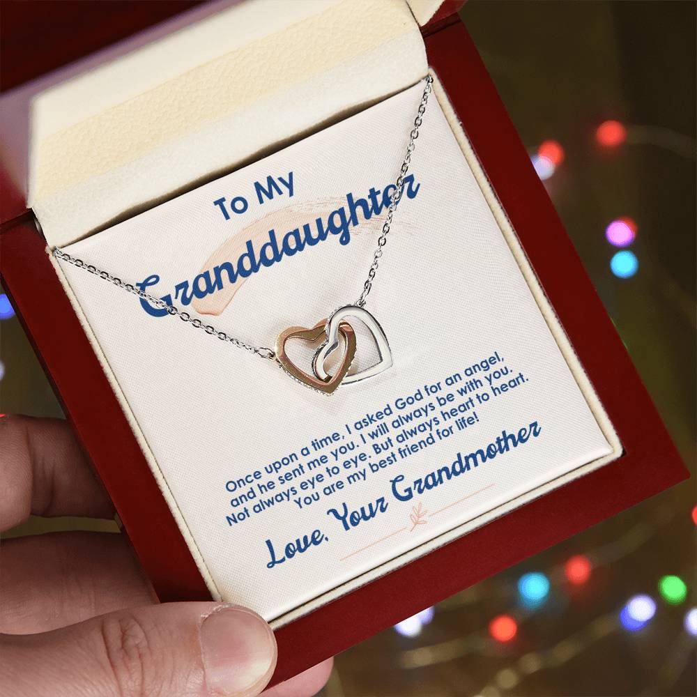 Collection Granddaughter - Always Heart To Heart - Necklace Interlocking Hearts Necklace