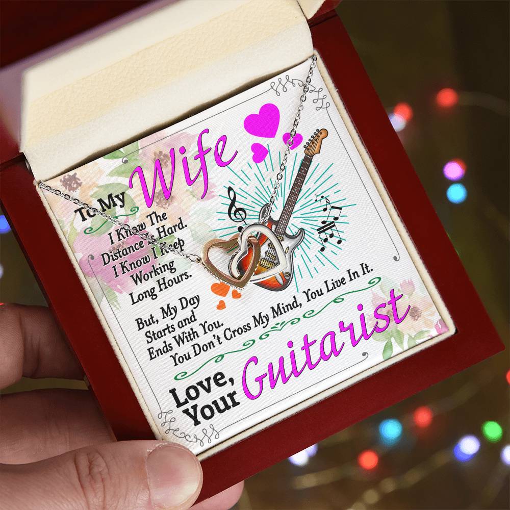 Guitarist'S Wife - Interlocking Heart Necklace Interlocking Hearts Necklace