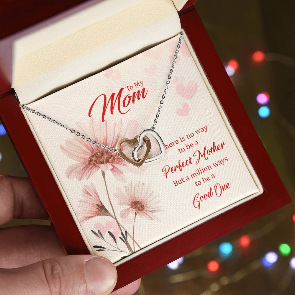 Gift For Mom - Perfect Mother - The Interlocking Heart Necklace Interlocking Hearts Necklace