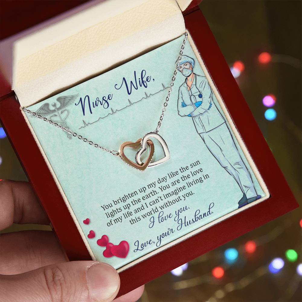 Collection Nurse Wife - Interlocking Hearts Interlocking Hearts Necklace
