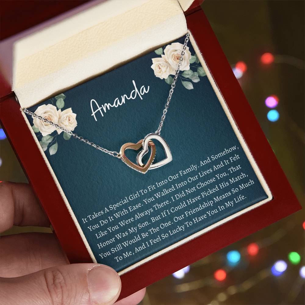 Sons Girlfriend Interlocking Necklace Interlocking Hearts Necklace