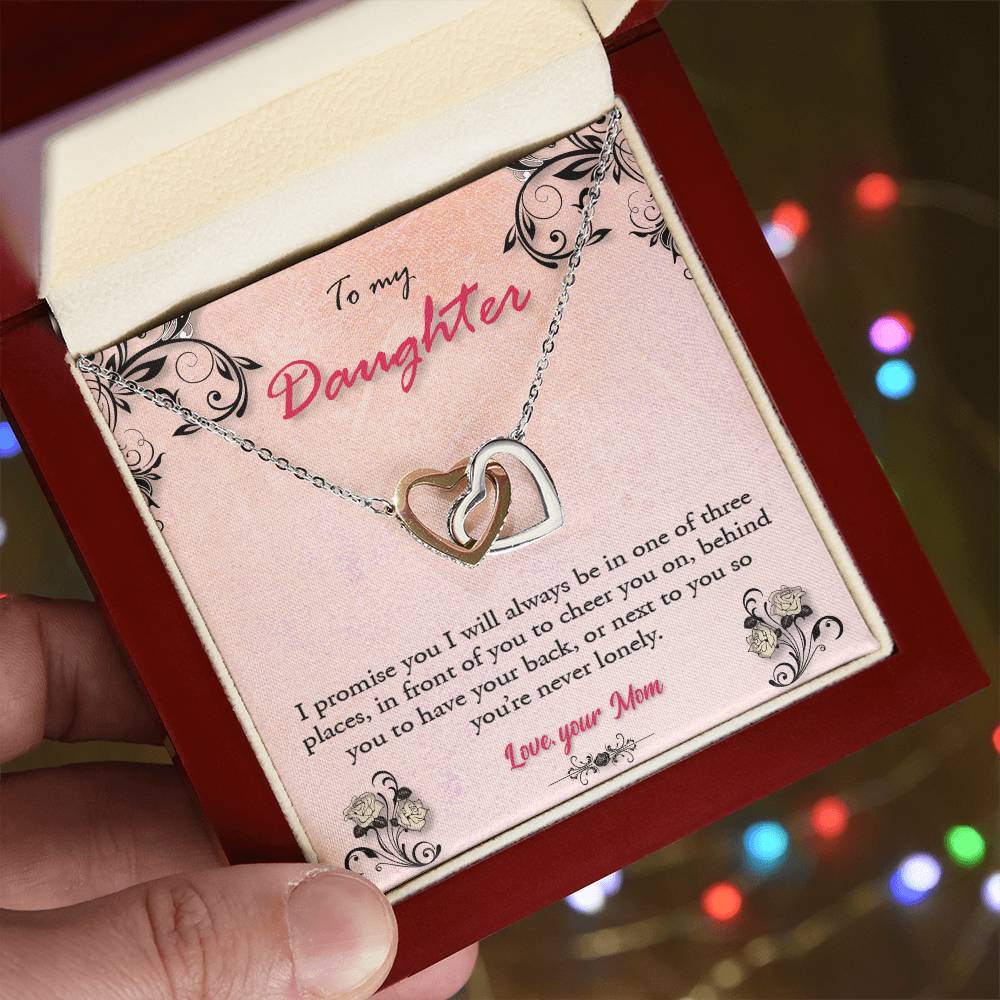 Interlocking Hearts Necklace - Promise