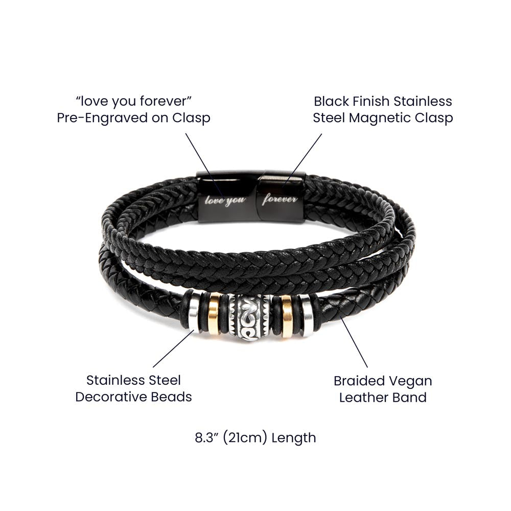Men's We Got This Bracelet - Love You Forever Bracelet