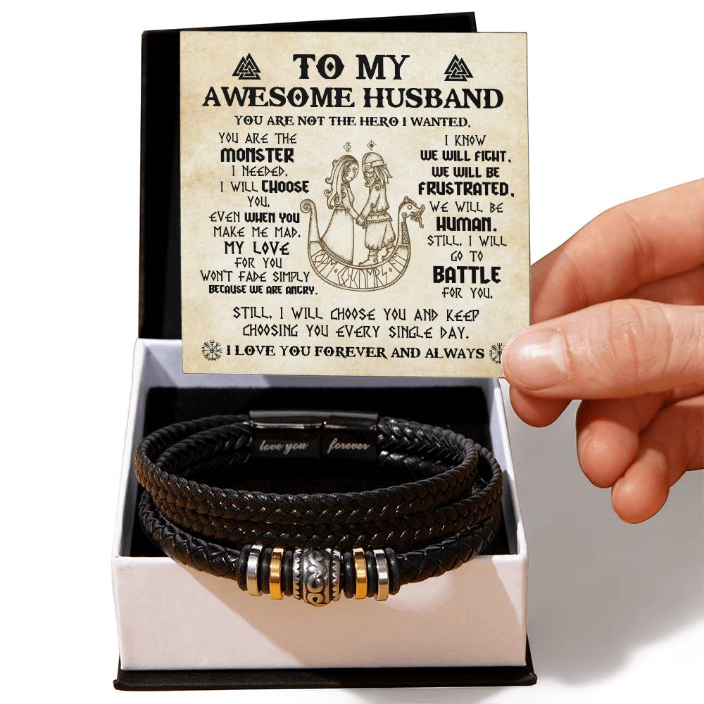Husband - Battle For You - Bracelet - Love You Forever Bracelet