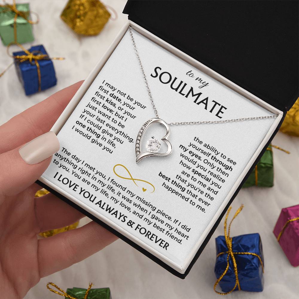 To My Soulmate - Forever Love Gift Set Forever Love Necklace