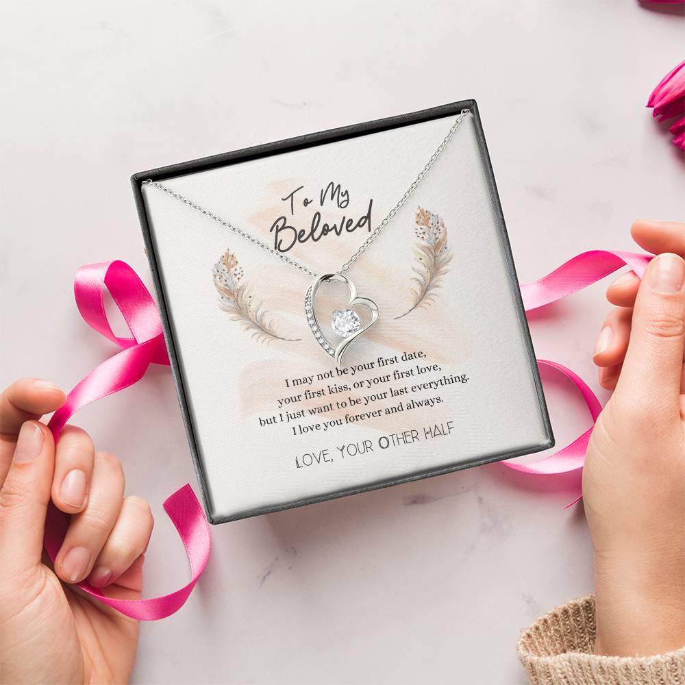 To My Beloved Everlasting Love Necklace Forever Love Necklace