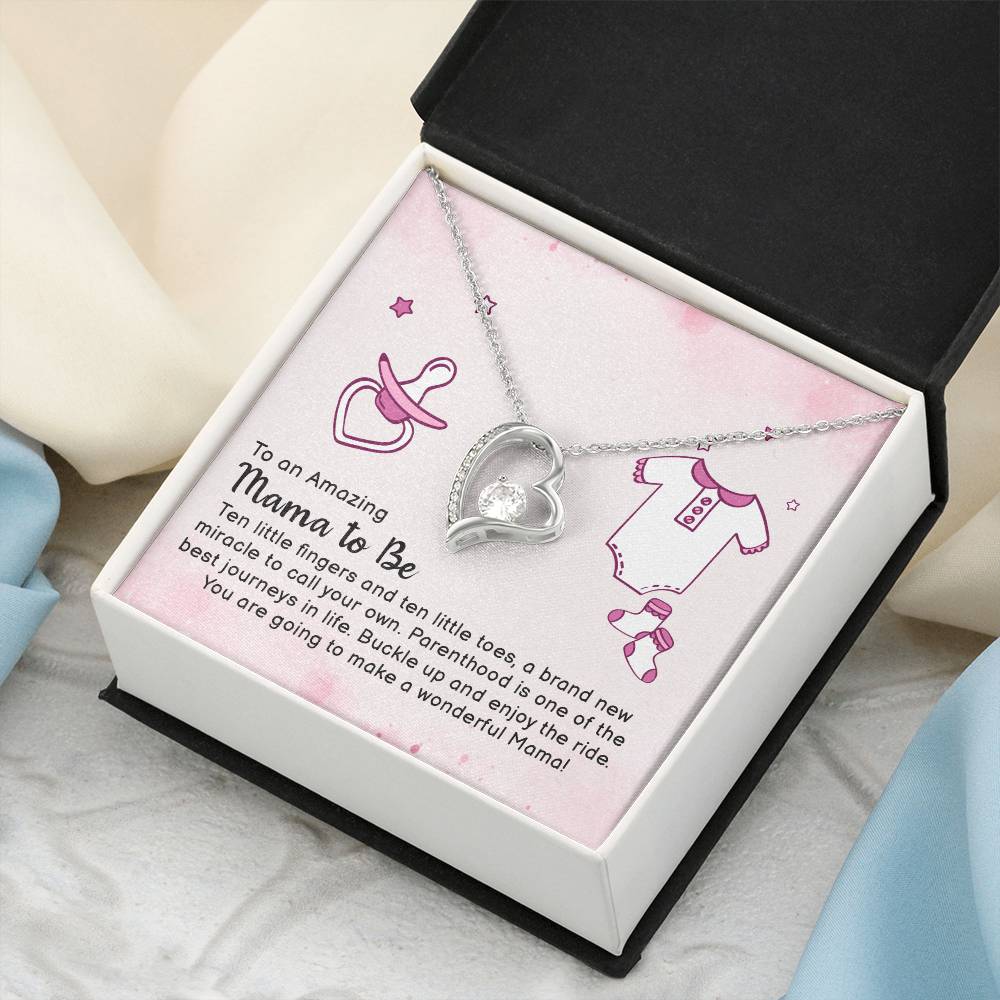 To An Amazing Mama To Be Forever Love Necklace