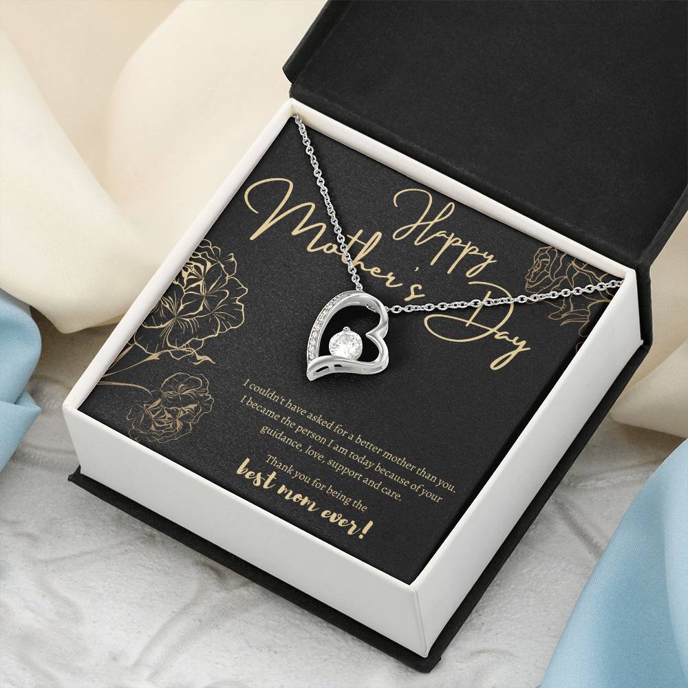 Happy Mother's Day - Forever Necklace - Best Mom Ever! Forever Love Necklace