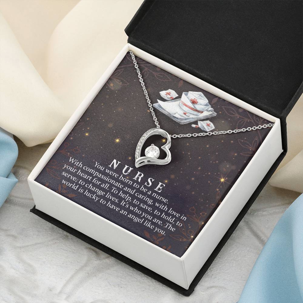 To My Nurse Stethoscope Necklace Nursing Necklace Nurse Graduation Gift For Nurse Nursing Student Gift For New Nurse Gift Ideas Forever Love Necklace