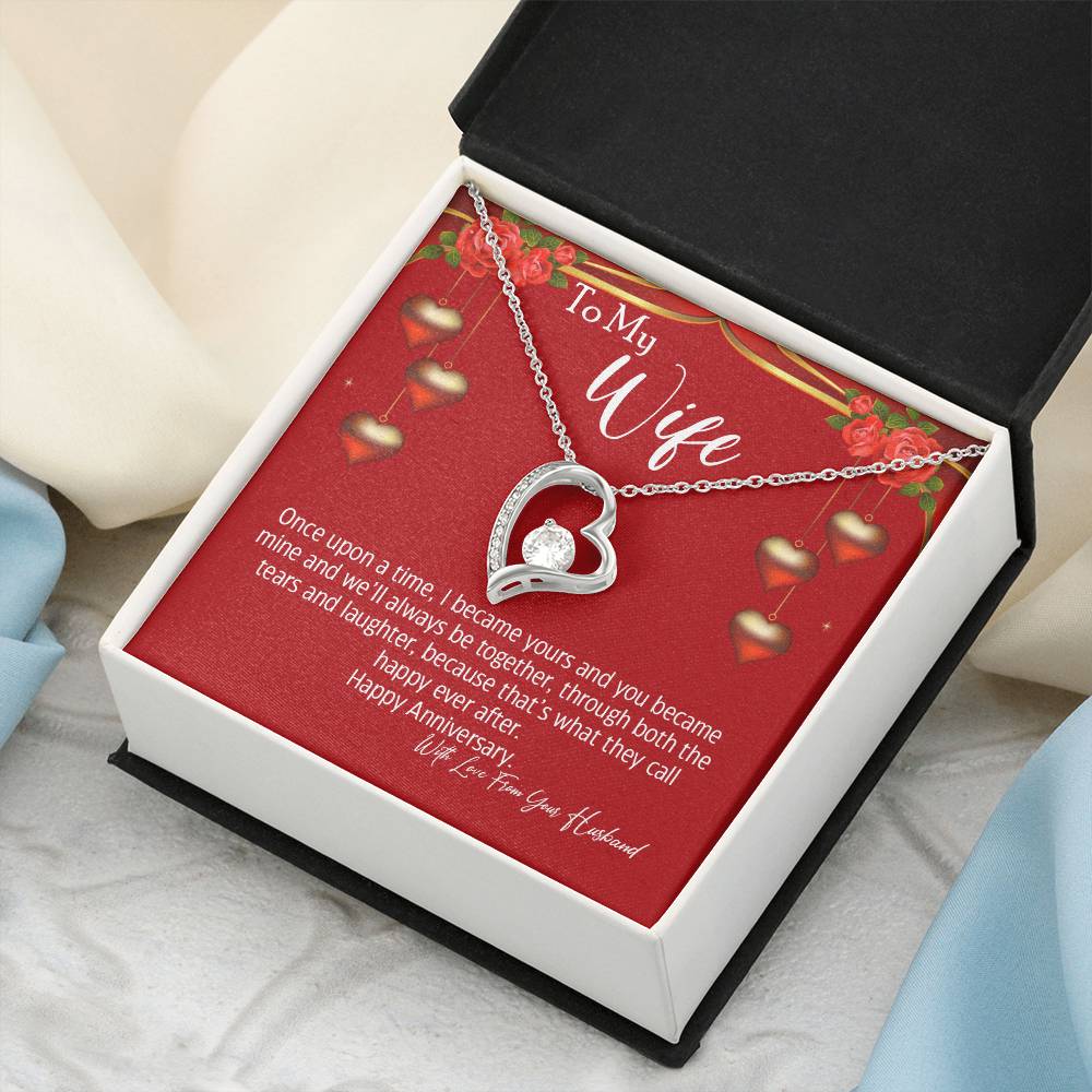 To My Wife We'll Always Be Together Forever Necklace 1 Forever Love Necklace