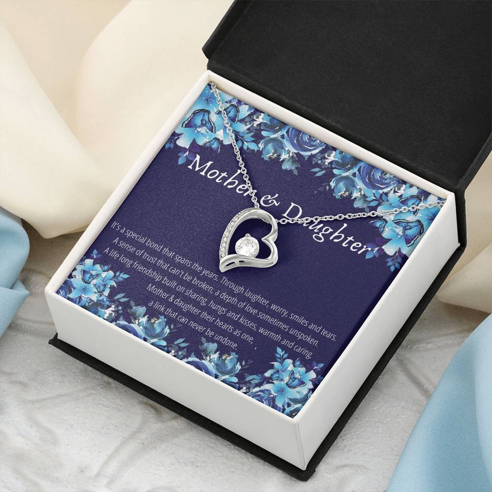 Mother & Daughter - Forever Necklace - A Link That Can Never Be Undone Forever Love Necklace