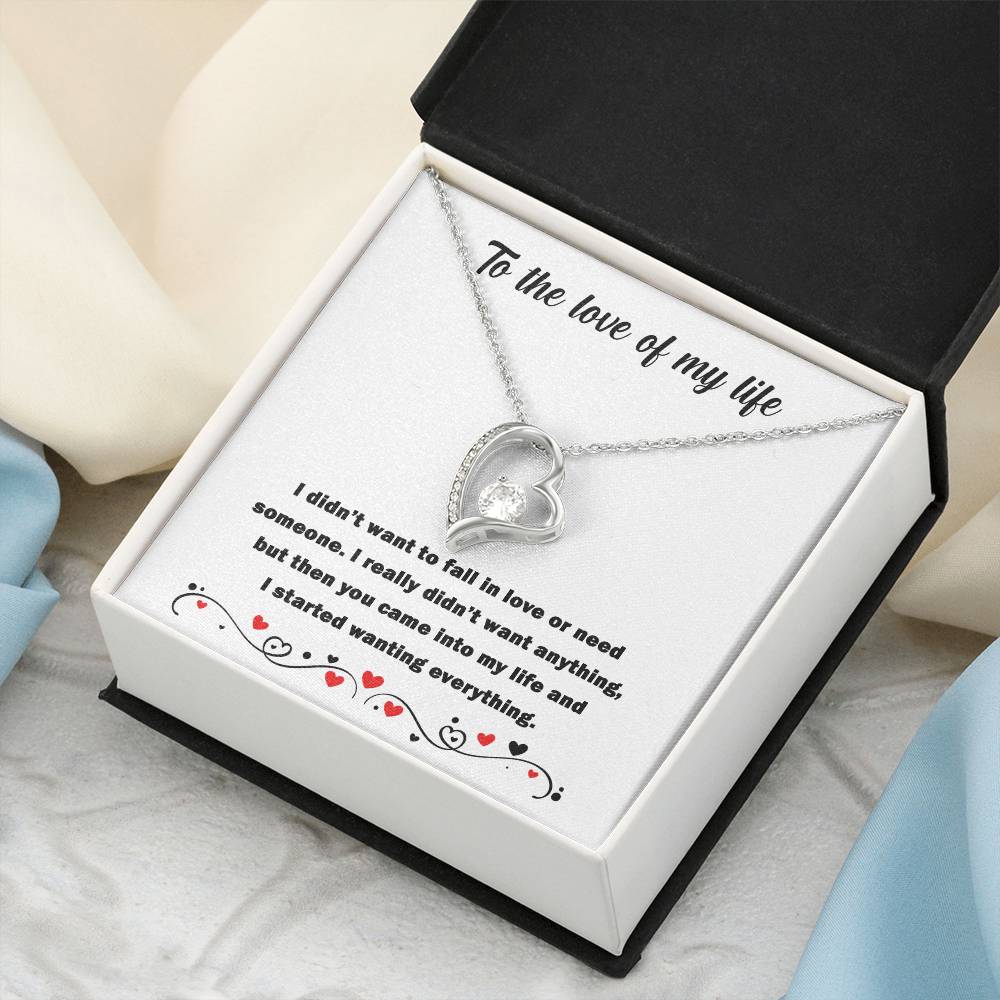 You Came Into My Life Forever Love Necklace