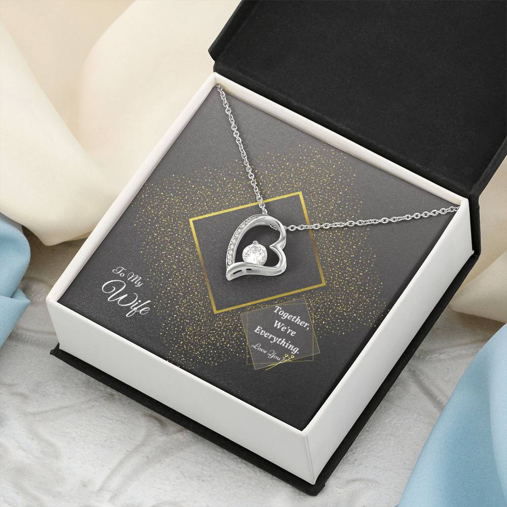 Luxury Collection 2 With Free Gift Box Gift For Wife From Husband Forever Love Necklace