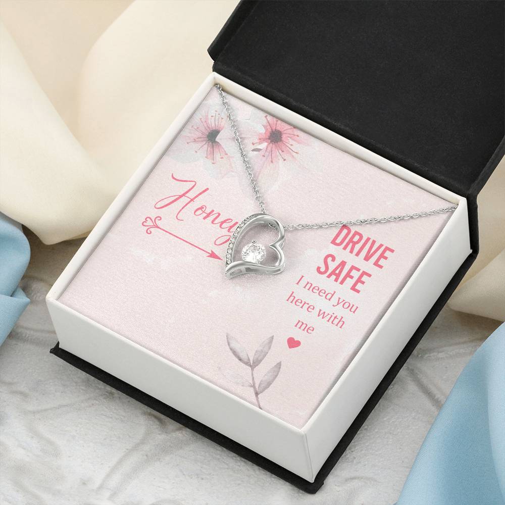 Hony Drive Safe I Need You Here With Me Forever Love Necklace